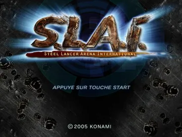 S.L.A.I. - Steel Lancer Arena International screen shot title